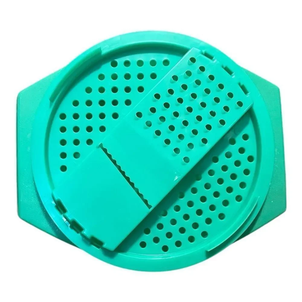 Tupperware Vintage Grater Shredder Lid & Bowl Jadeite Green No Storage Lid 786-3